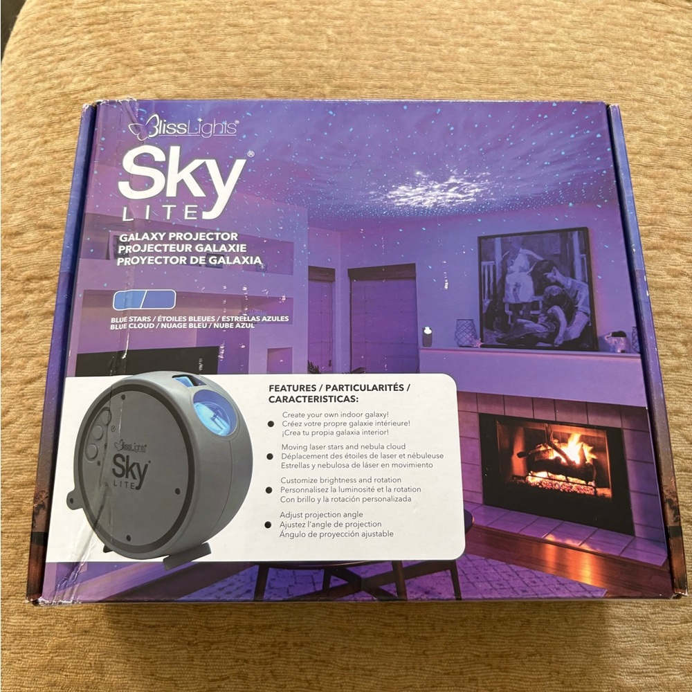 Sky Lite Galaxy Projector - Black